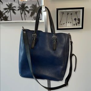 M0851 leather bucket bag
